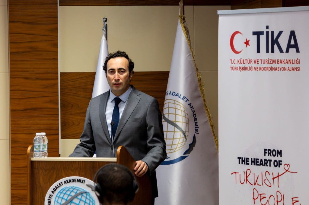 Khudbad uu jeediyay wakiil ka socda Hay'adda Iskaashiga iyo Isku-duwida Turkiga (TİKA).