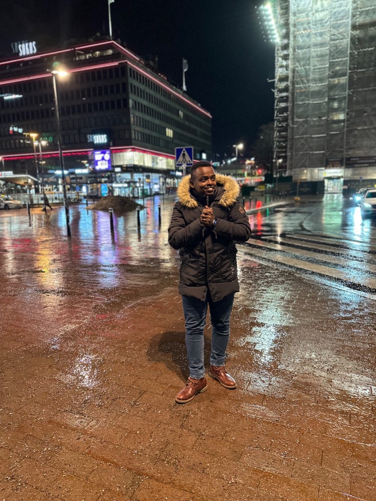 Mohamed Abdullahi Khalif oo ku jira bartamaha Helsinki, Finland, 26 Nofembar 2024.